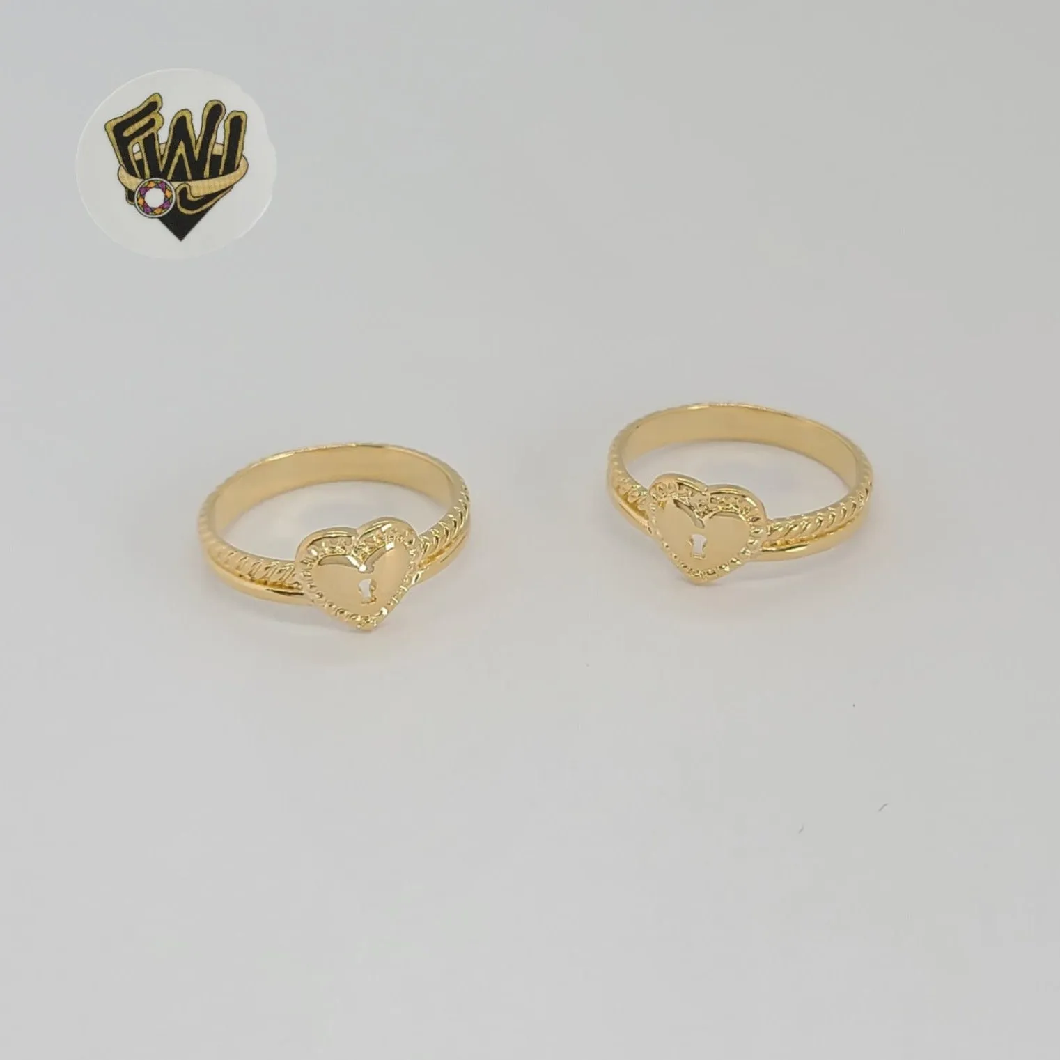 (1-3028-3) Gold Laminate - Heart Ring - BGF