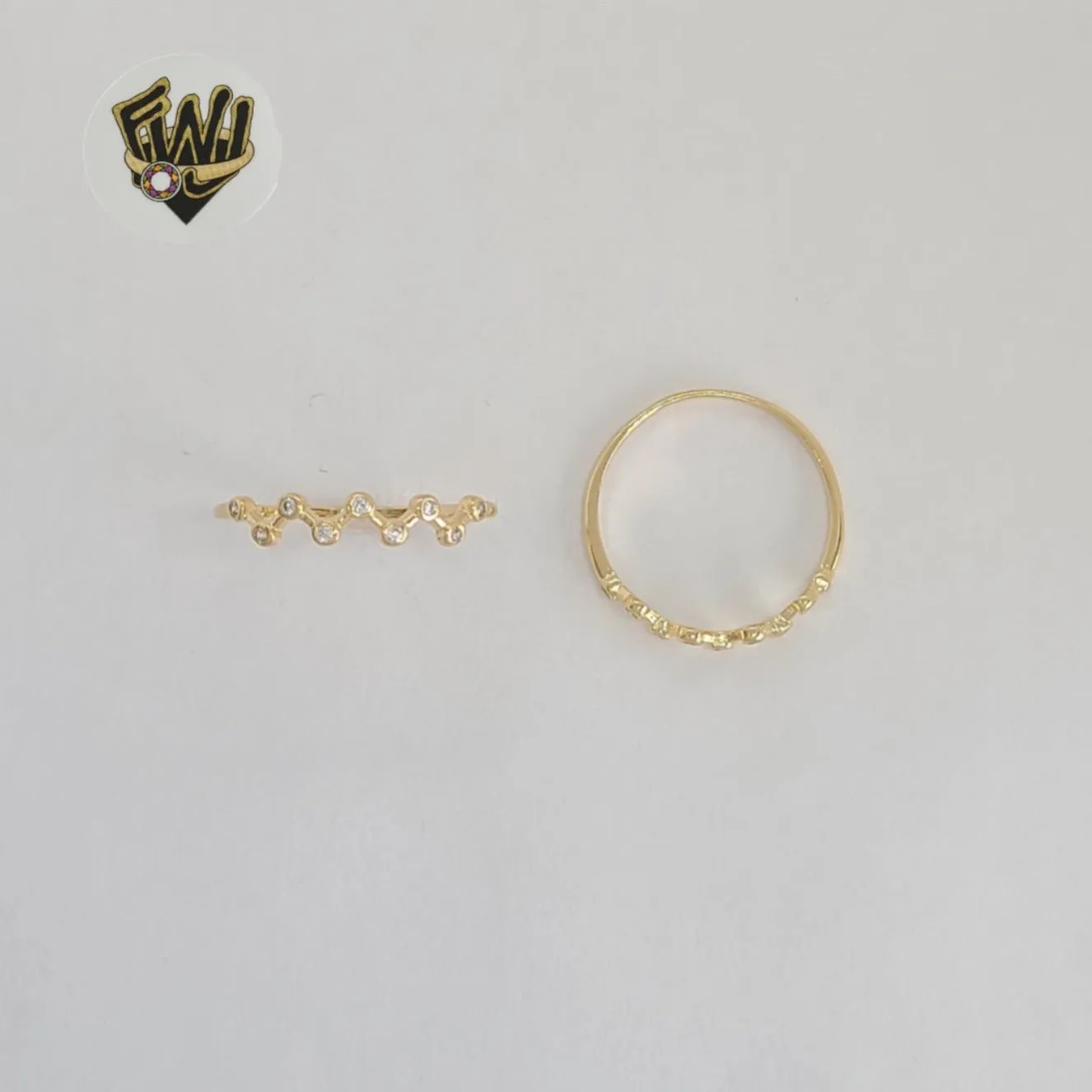 (1-3060) Gold Laminate - Zig Zag Ring - BGF