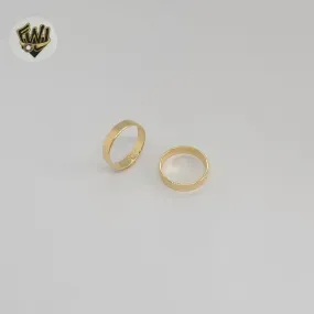 (1-3074-A) Gold Laminate - Band Toe Ring - BGF