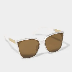 (1) Katie Loxton Savannah White Marble Sunglasses