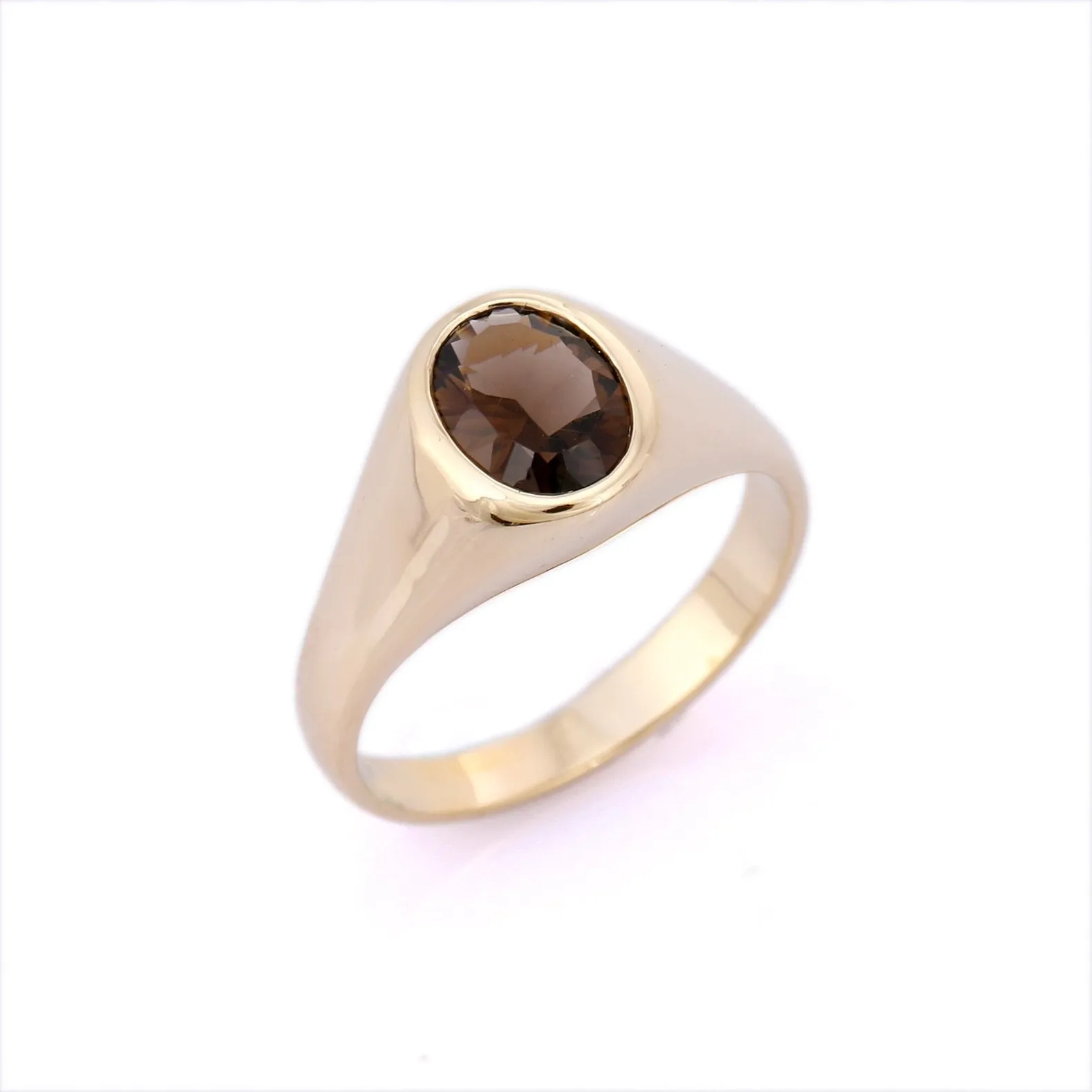 14K Yellow Gold Topaz Ring