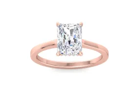 2.25CT Radiant cut Engagement Ring