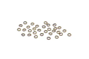 3mm Jump Ring, 500 Antique Brass Jump Rings (3x0.6mm) A1027