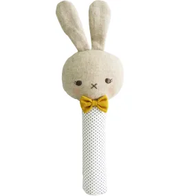 Alimrose Roberto Bunny Squeaker Navy Spot