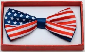 American Flag Kids Bow Tie