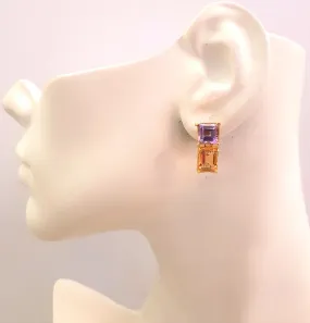 Amethyst & Citrine Separates Earrings