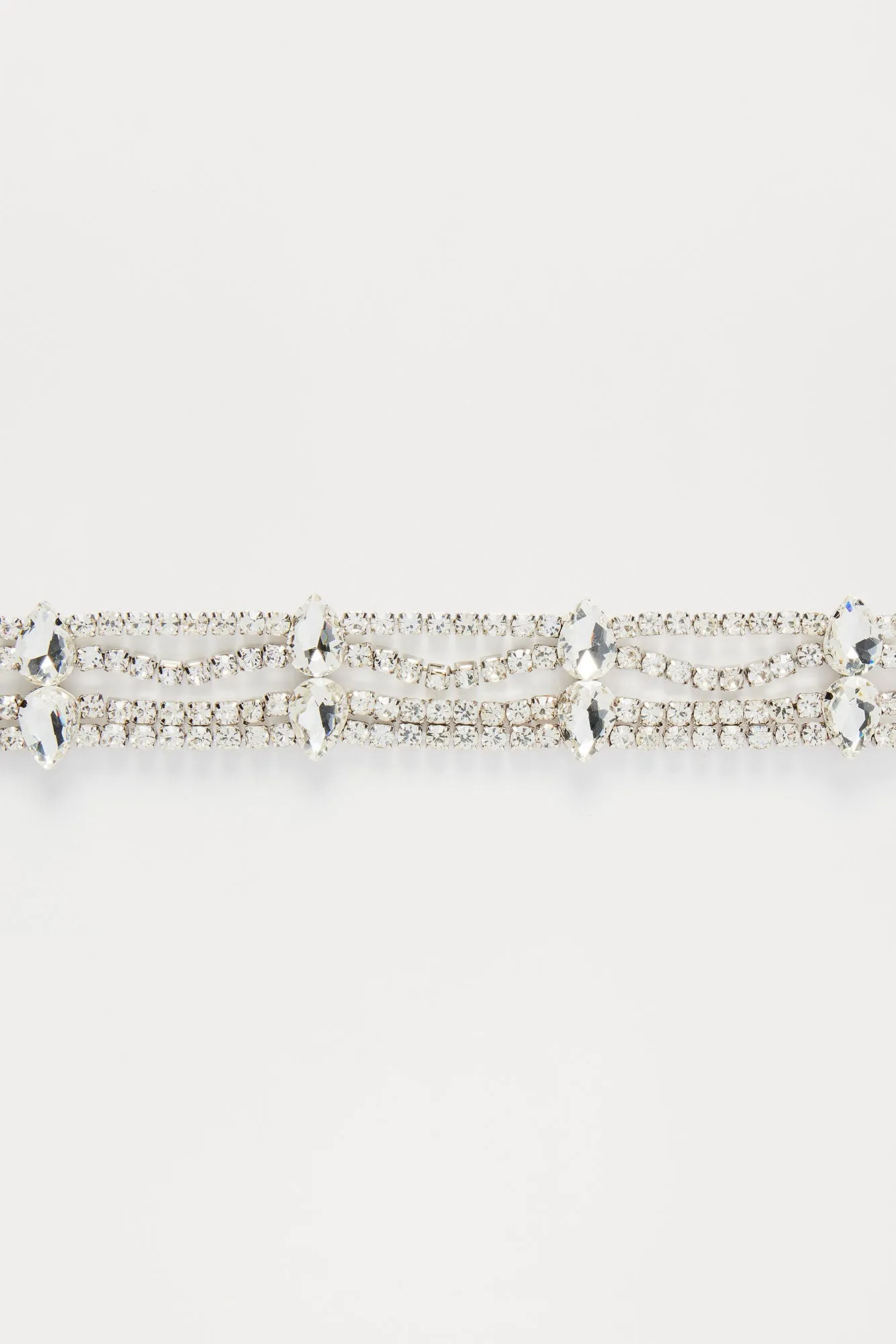 Arctic Royalty Choker - Silver