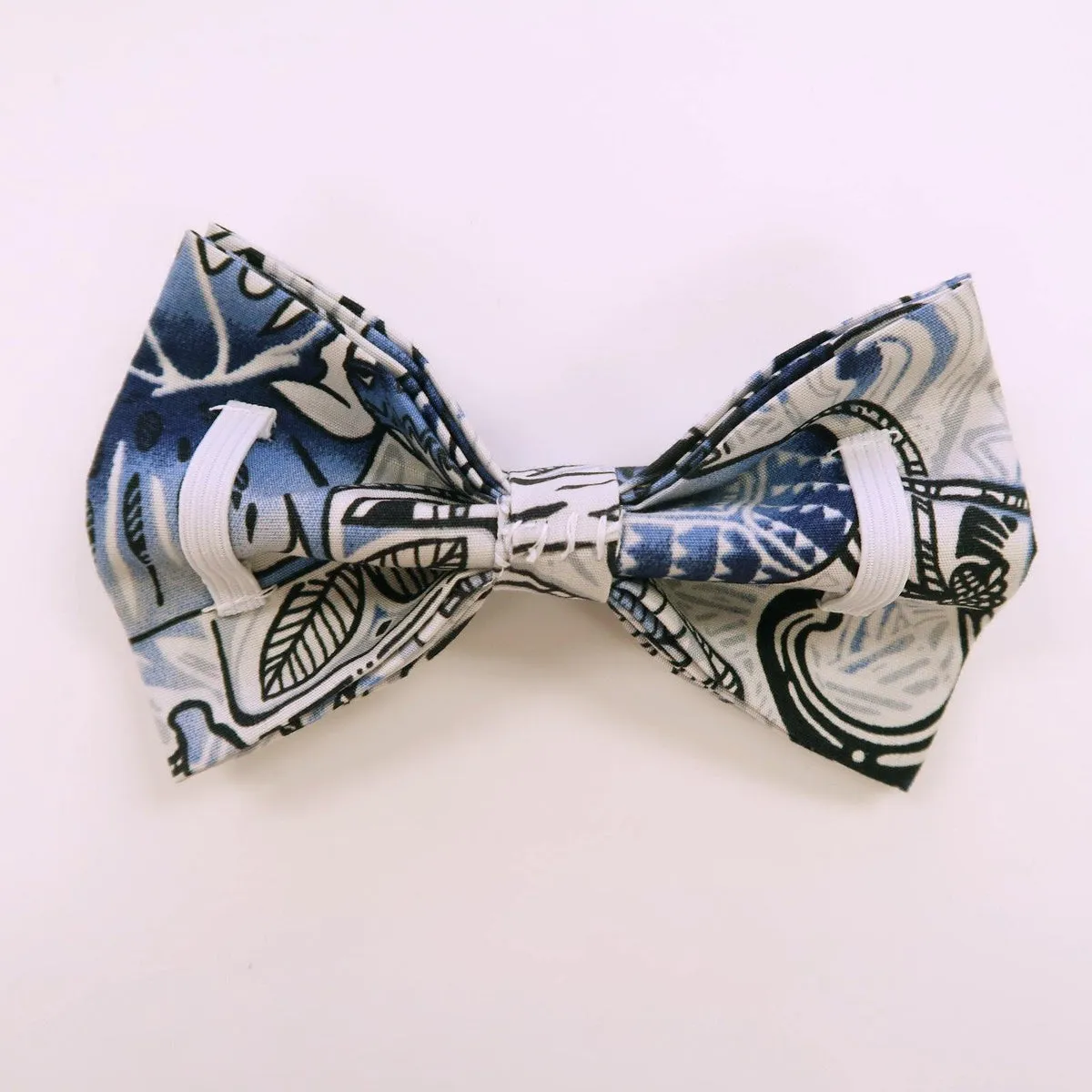 Blue Dog's Collar Bow Tie