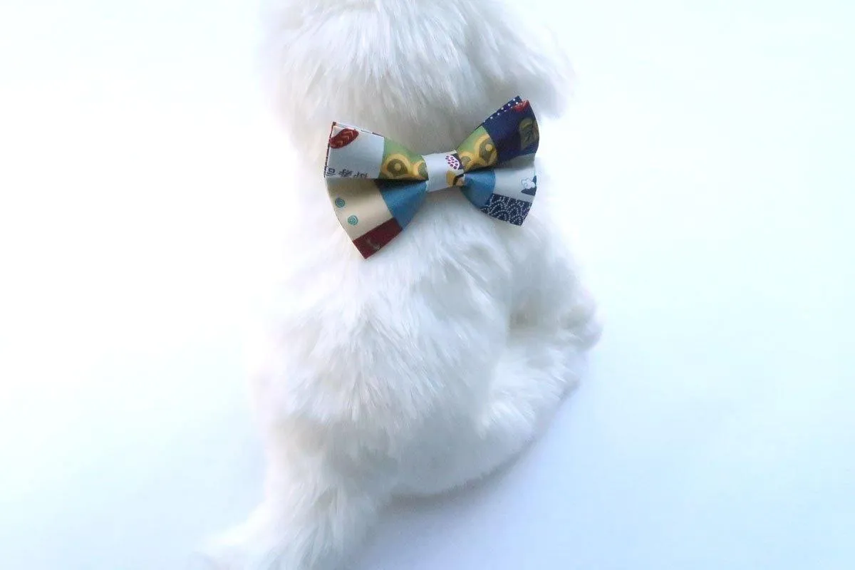 Blue Dog's Collar Bow Tie