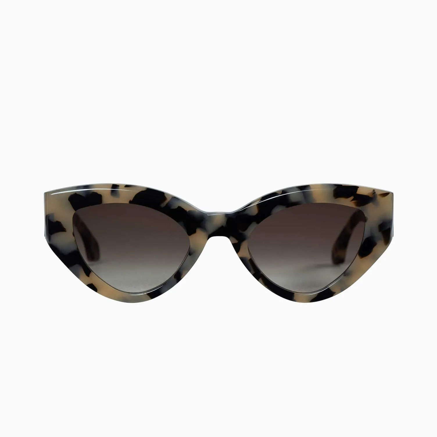 Bones | Sunglasses - Fawn Tort w. Gold Metal Trim / Black Gradient Lens | Sunglasses