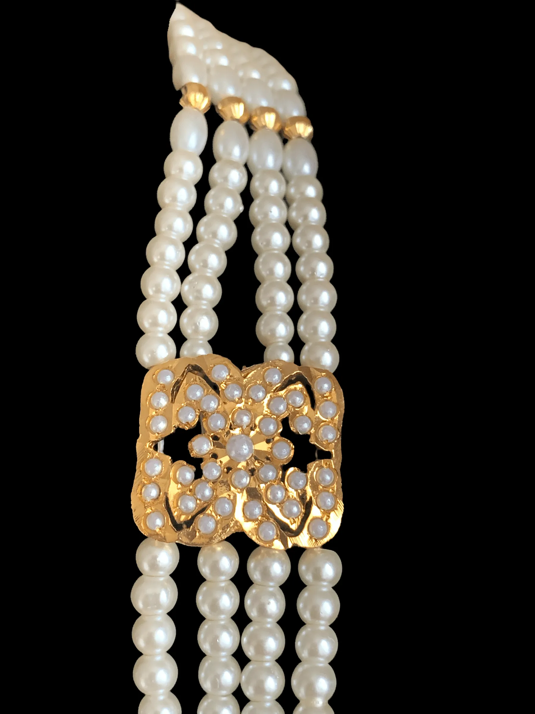 BR9 Filza  bridal set - shell pearls  ( READY TO SHIP )