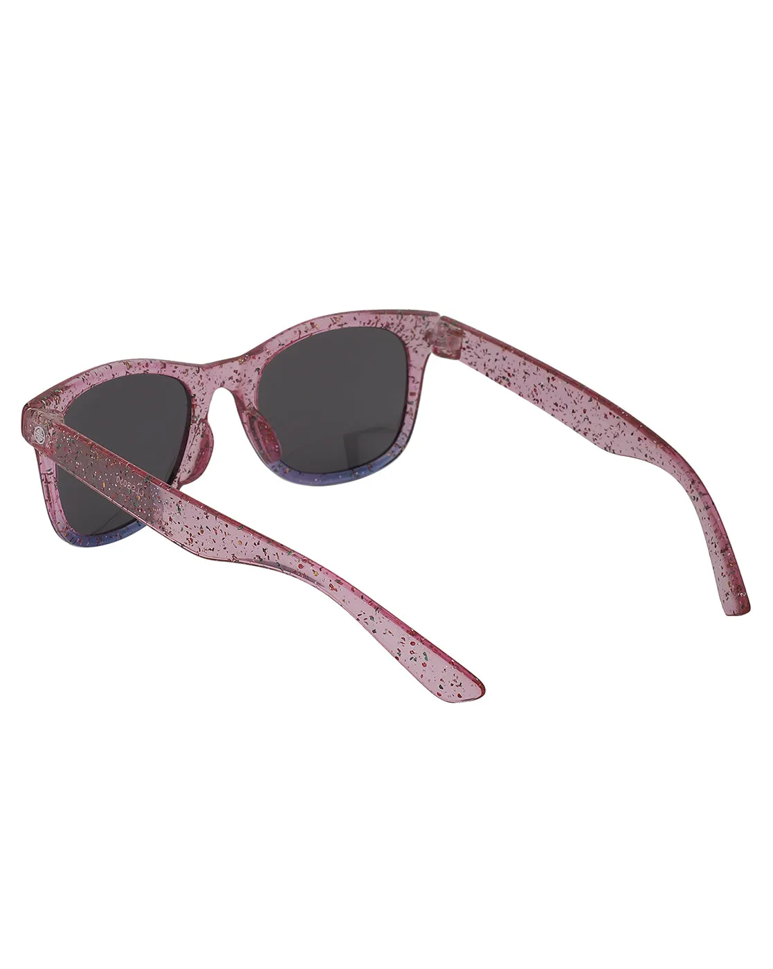 Carlton London Black Lens & Pink Square Sunglasses For Girl