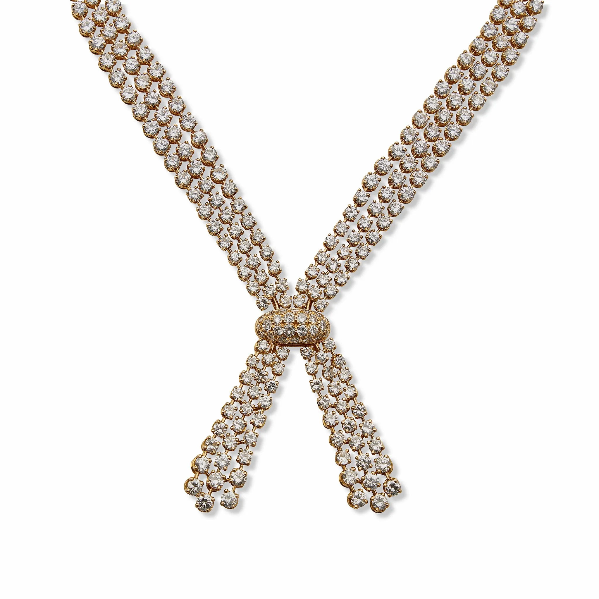 Cartier Paris Diamond Tassel Necklace