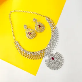 CZ Necklace Set By Asp Fashion Jewellery