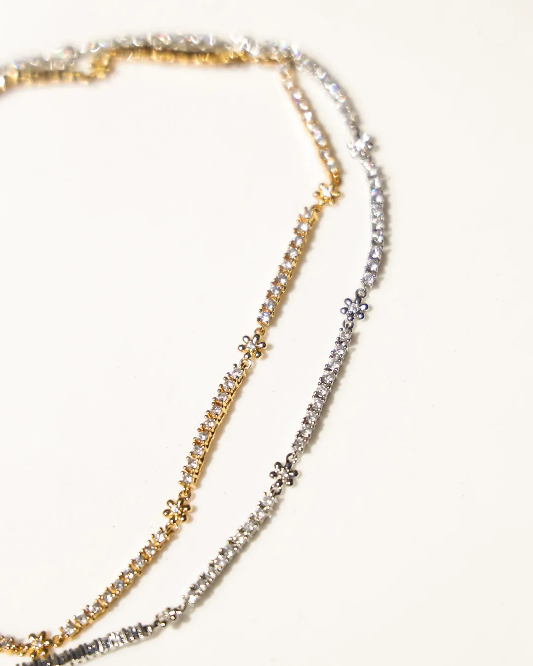 Daisy Ballier Chain Necklace- Silver