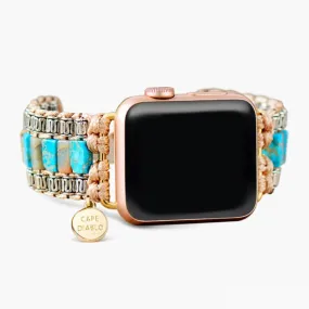 Divine Ivory Turquoise Apple Watch Strap