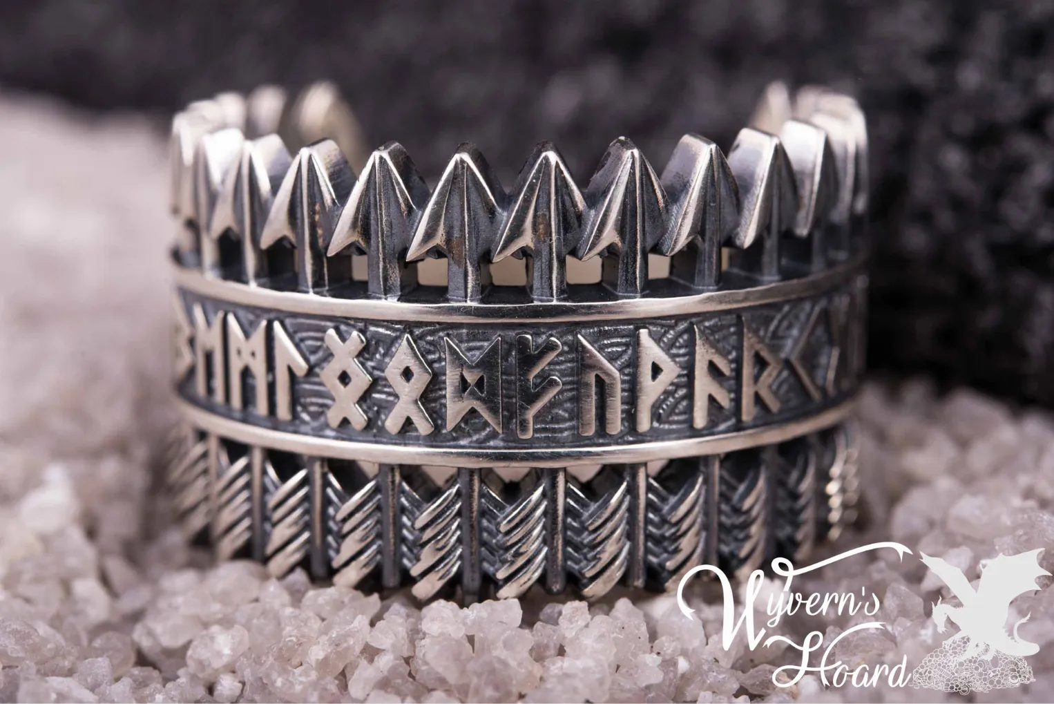 Elder Futhark Runes Ring