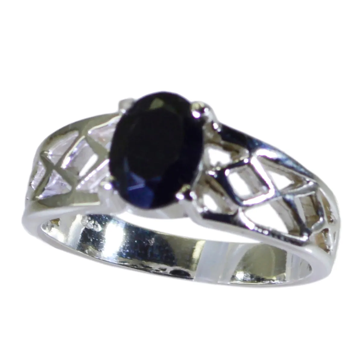 Exporter Gem Black Onyx Solid Silver Ring Healing Crystals Jewelry