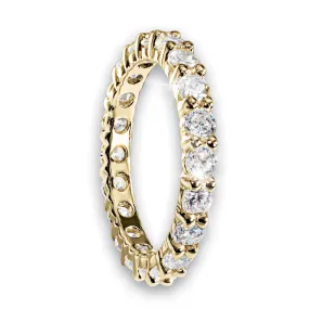 Gold Millionaire Tennis Eternity Ring