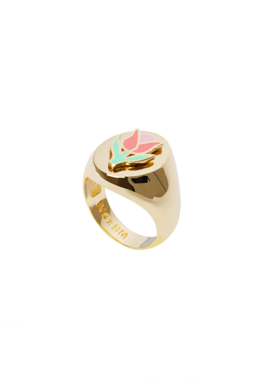 Gold Tulip Ring