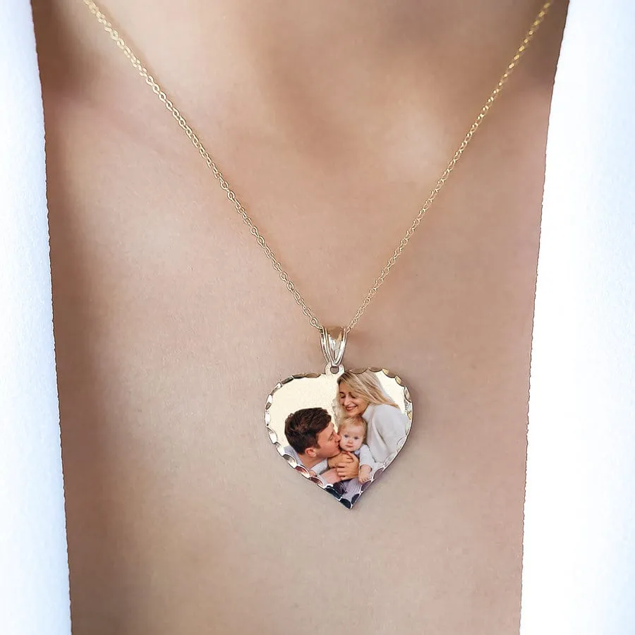 Heart Shaped Portrait Pendant