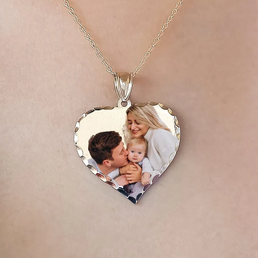 Heart Shaped Portrait Pendant