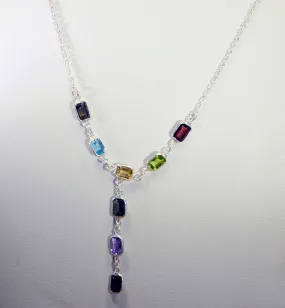 jewellery 925 Solid Sterling Silver adorable genuine Multi Necklace gift UK