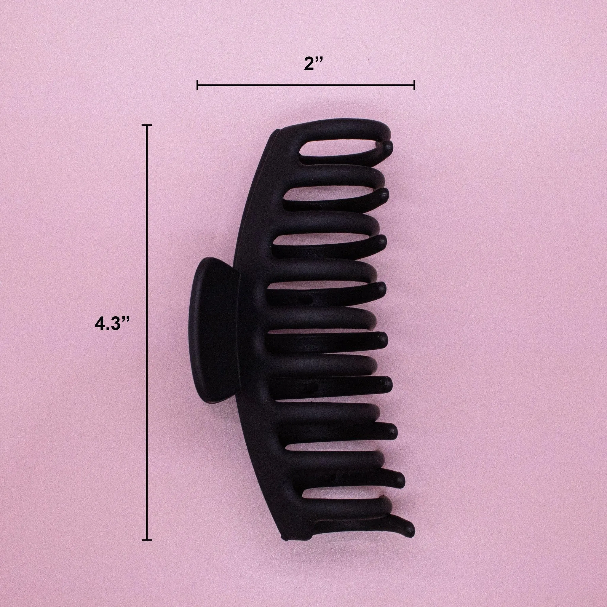 Matte Hair Claw Clip - Large Round