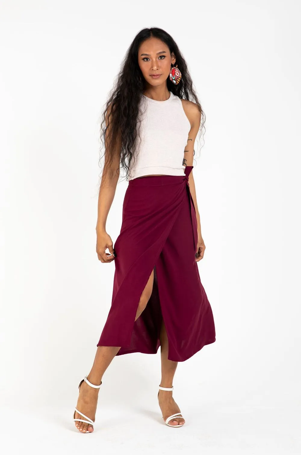 Maxi Wrap Skirt