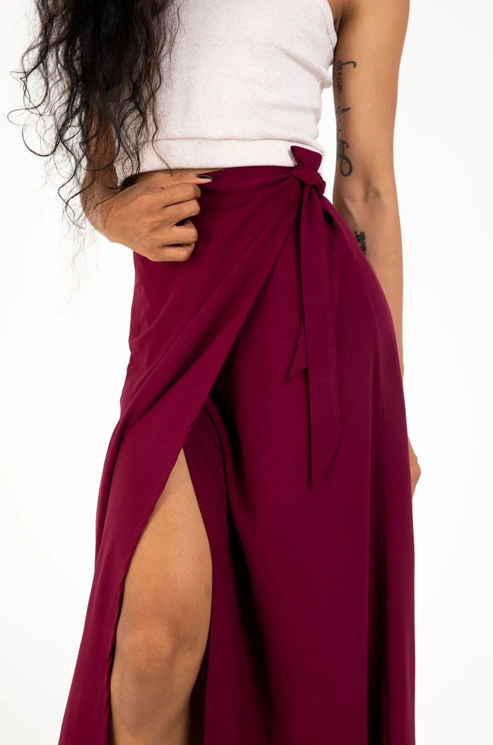 Maxi Wrap Skirt