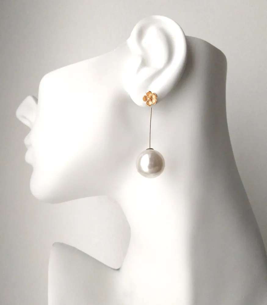 Mayumi Pearl Drop Earrings