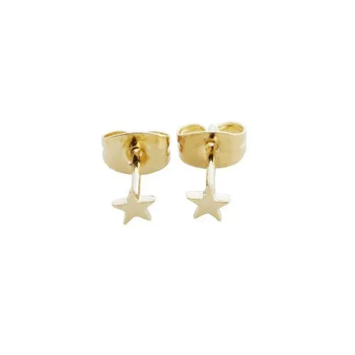 Mini Star Studs - Gold