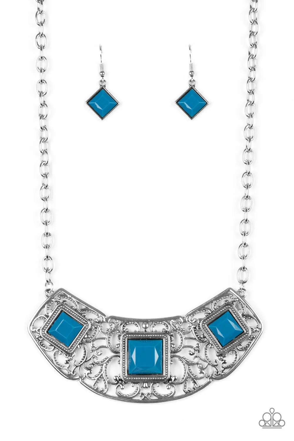 Paparazzi Feeling Inde-PENDANT - Blue Necklace