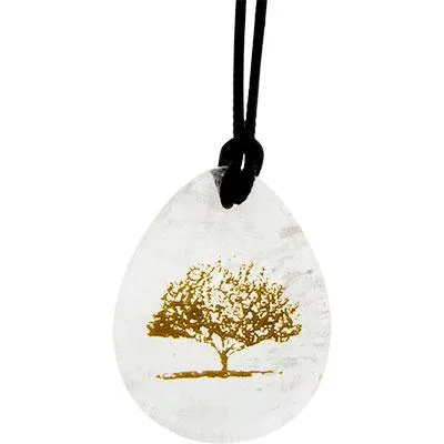 Pendant, Tree of Life-Quartz/C