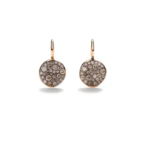 Pomellato - Sabbia - Drop Earrings with Brown Diamonds, 18k Rose Gold