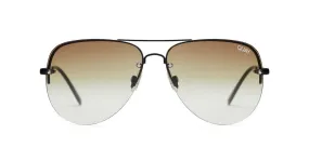 Quay Muse Fade Black Brown Sunglasses