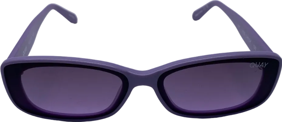 QUAY Purple Vibe Check Sunglasses One Size