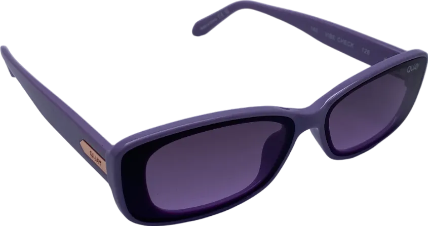 QUAY Purple Vibe Check Sunglasses One Size