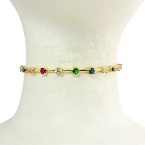 RAINBOW BAR CHOKER