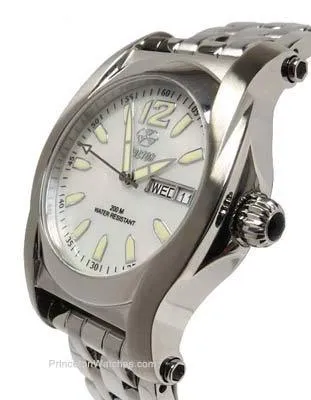 Reactor Curie Ladies Watch - Stainless Steel - White Mother of Pearl Dial