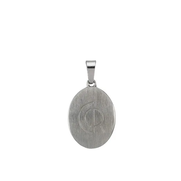 Sacred Heart Silver Pendant