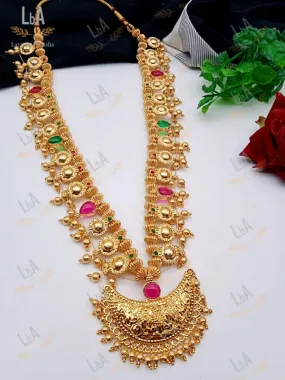 Sai Priya , Premium Quality Beautiful Kolhapuri Saaj Necklace Set for Women -KARTI001SNE