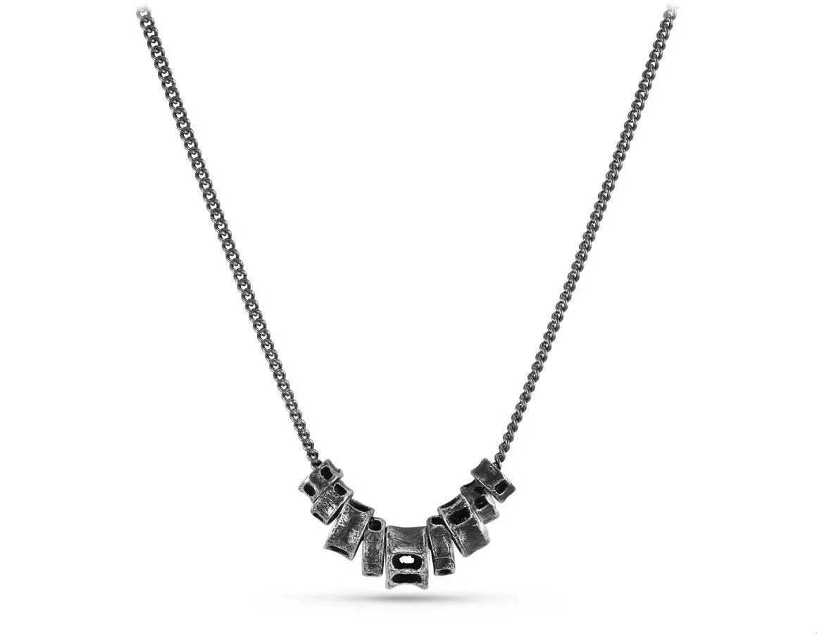 Shark Vertebrae Necklace - Silver