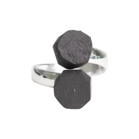 Shungite Adjustable Ring