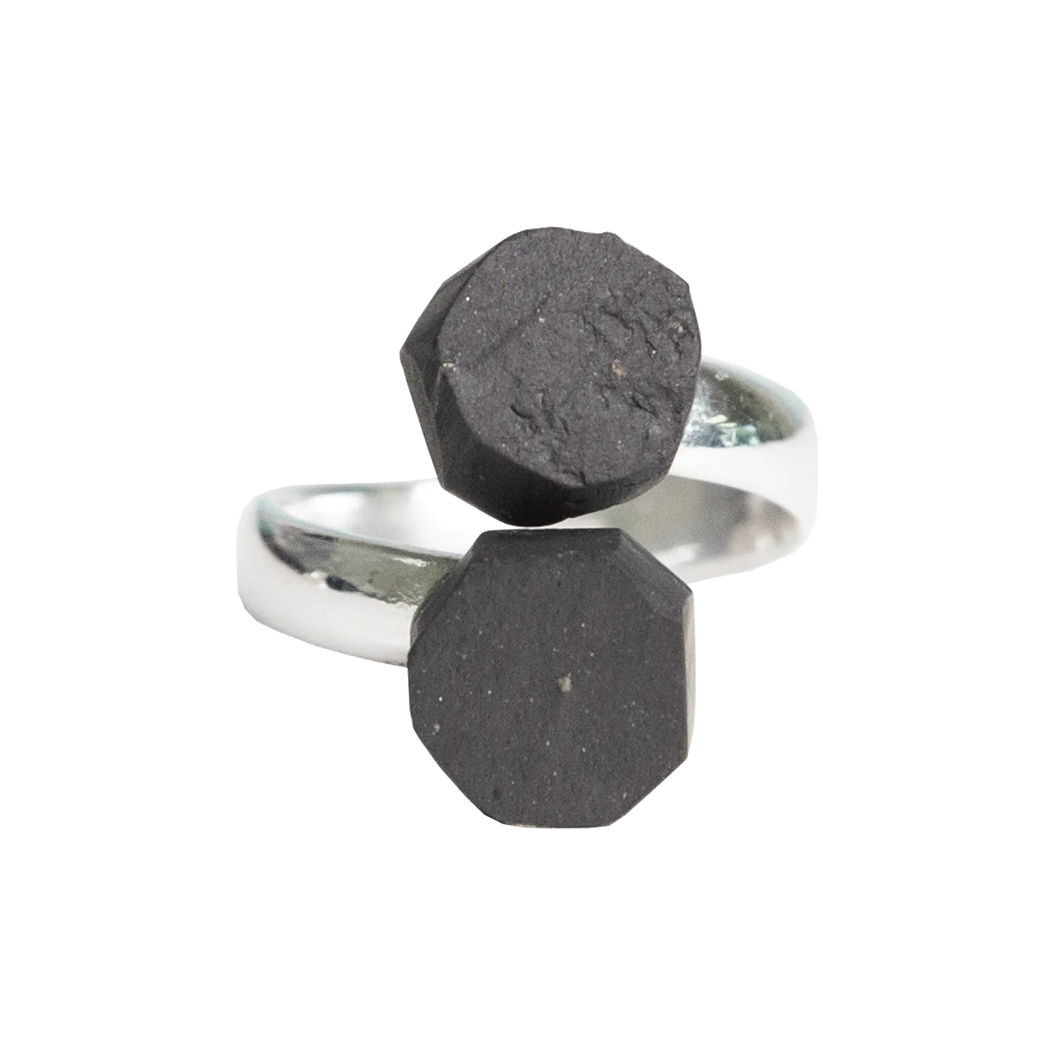 Shungite Adjustable Ring