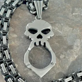 Skull Crusher Polished Pendant - Necklace (783)