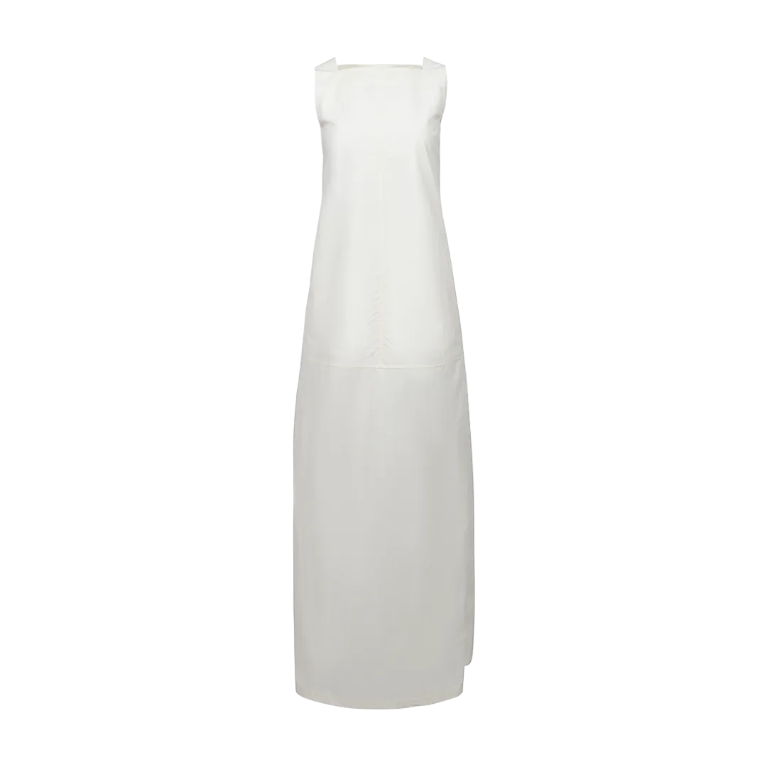 Sleeveless Poplin Maxi Dress