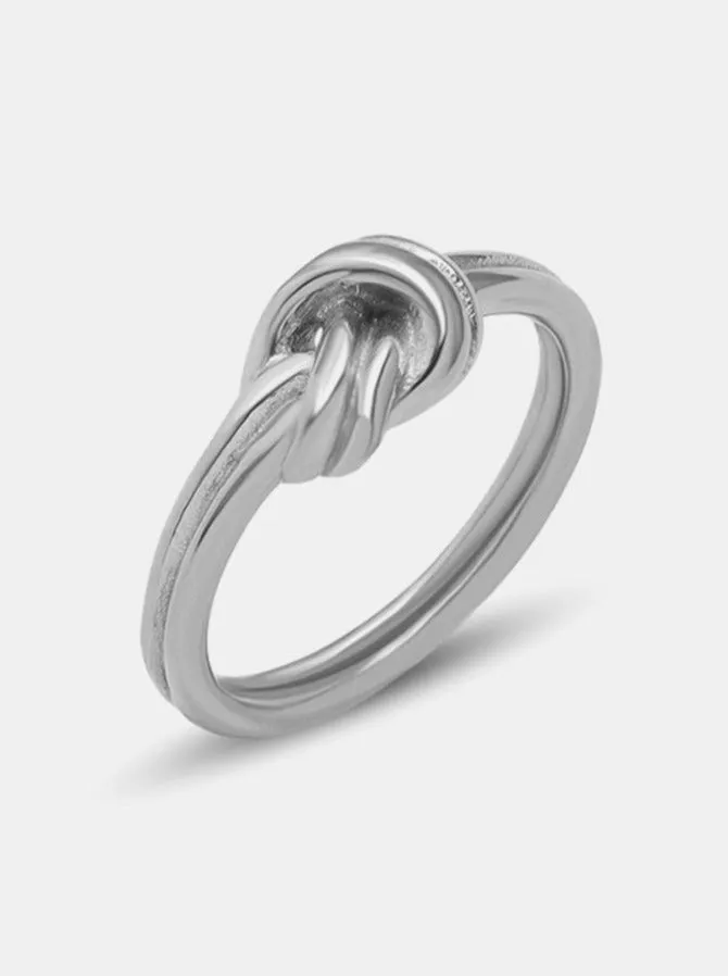 Titanium Steel Knot Ring