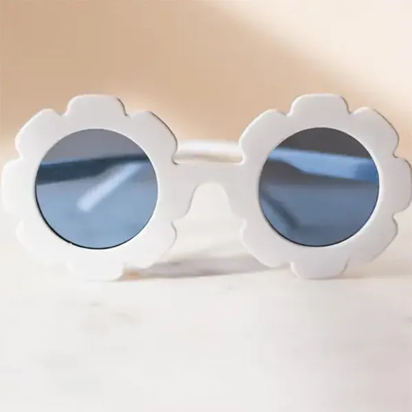 Toddler & Kid Daisy Sunglasses - White