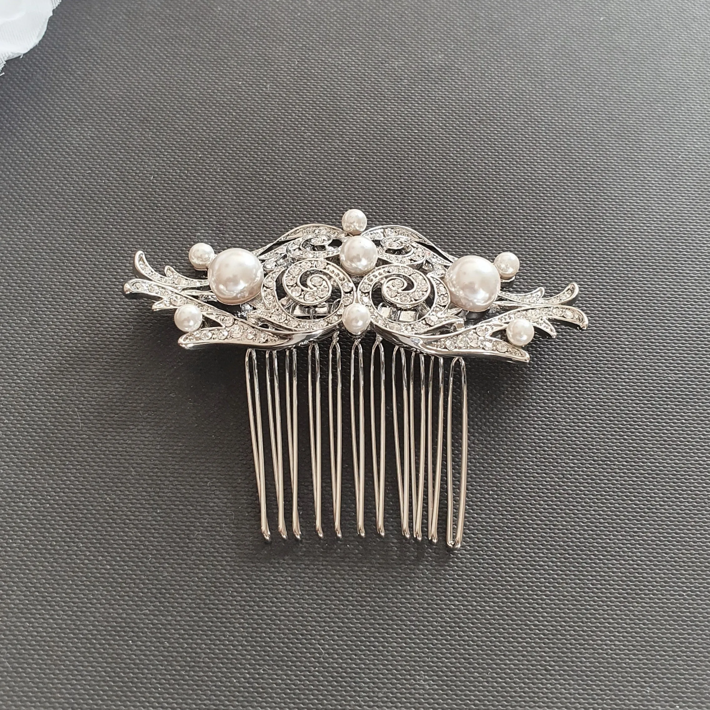 Vintage Inspired Bridal Hair Comb-Aurora